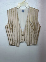 New Women’s Congress Classics Gold Western Show Vest Large E-602