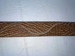 New Brown Genuine Leather Nocona Stitched And Textured 36” Belt #1613099 JJ-74
