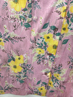 New Women’s Panhandle Slim Pink floral Long Sleeve Pearl Snap 10/32 KK-11