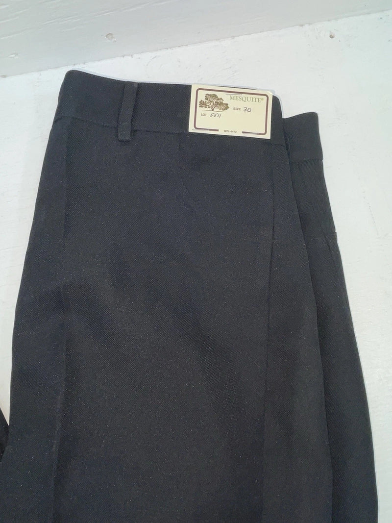 New Vintage Black Mesquite Polyester Pants #5511 SS-44