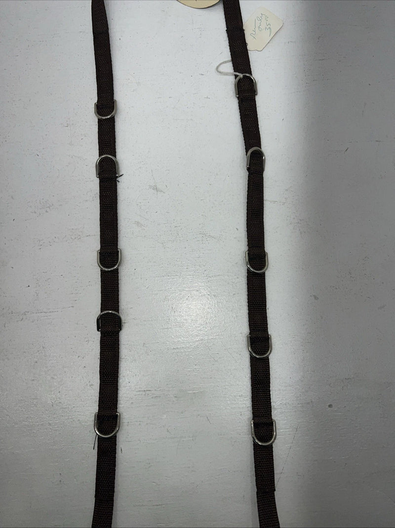 New Brown Nylon CRUMP German Martingale #Co2018-0200 Y-12