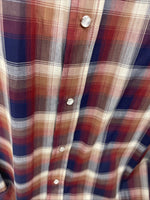 New Men’s ELY Cattleman Multiple Color Long Sleeve Pearl Snap 3XL E-32