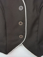 New Women’s Brown Western Heritage Western Show Vest 12 #54708 E-610