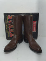 New Men’s Brown Texas Brand Cowboy Boots. 8311 8 D. 2-34