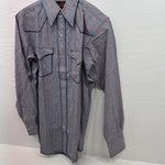 New Men’s Champion Western Multiple long sleeve pearl snap 15 X 34 Medium B-58