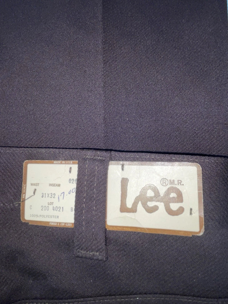 New Vintage Brown Lee Polyester Pants #2004021 3A-72
