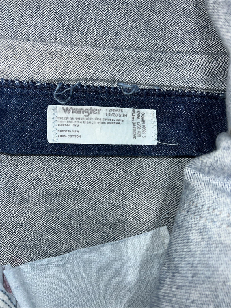 New Men’s Wrangler Cowboy Cut Classic Fit Long Rise Denim Jeans. 19/20x34 K-12