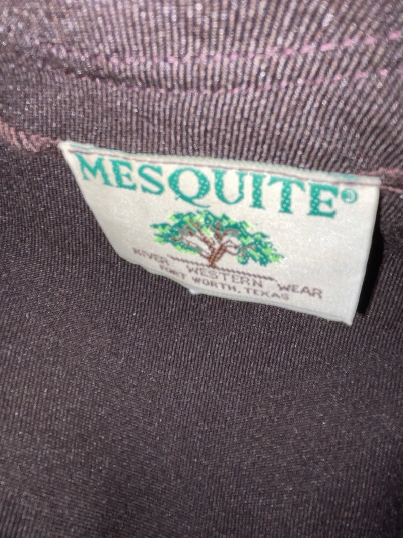 New Vintage Brown Mesquite Polyester Pants #5506 OO-32
