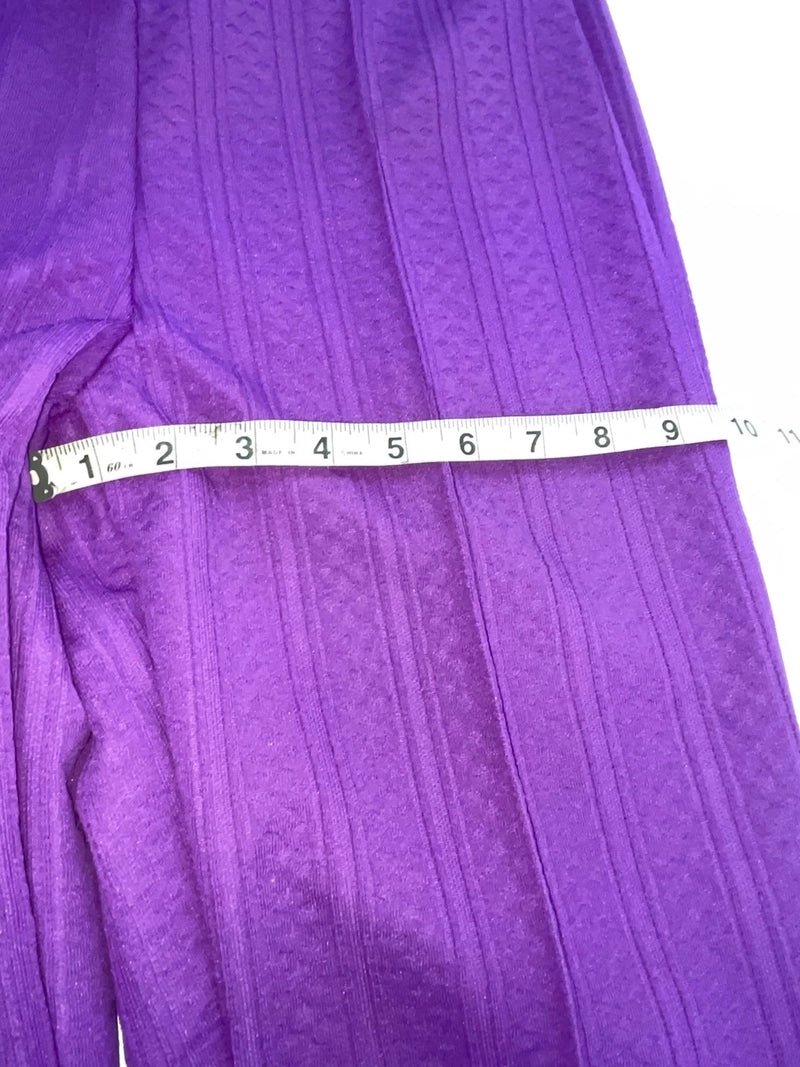 New Vintage Purple Polyester Pants VV-38