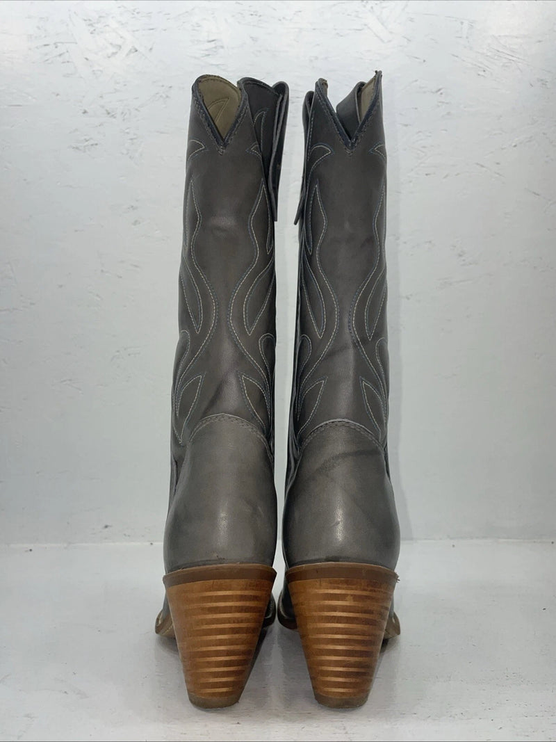 New Women’s Gray Capezio Cowboy Boots. L 342 8 M. 16-62