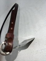 New Tough 1 Dark Oil Cowhide Leather Replacement Throat Strap #12-325 R-501