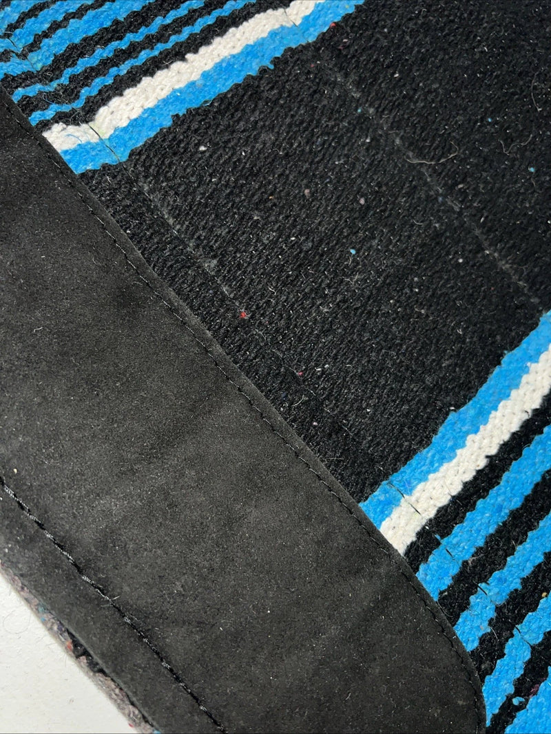 New Tough 1 Blue Black Felt Drover Saddle Pad 32x32 #31-650 Pad-16 