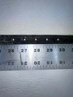 New Black Genuine Leather Tooled 28” Belt #WF502 JJ-115