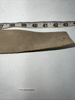 New Tan Whitman Show Chaps With Fringe Adjustable Waist 43” L-49