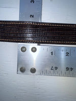 New Brown Genuine Leather Tooled 32” Belt #9120B Z-157