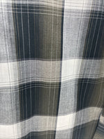 New Men’s ELY Cattleman Green Gray Plaid Long Sleeve Pearl Snap Large X-27