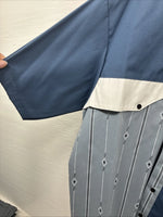 New Men’s Cowboy Threads Blue Designed Short Sleeve Button Up Large CC-41