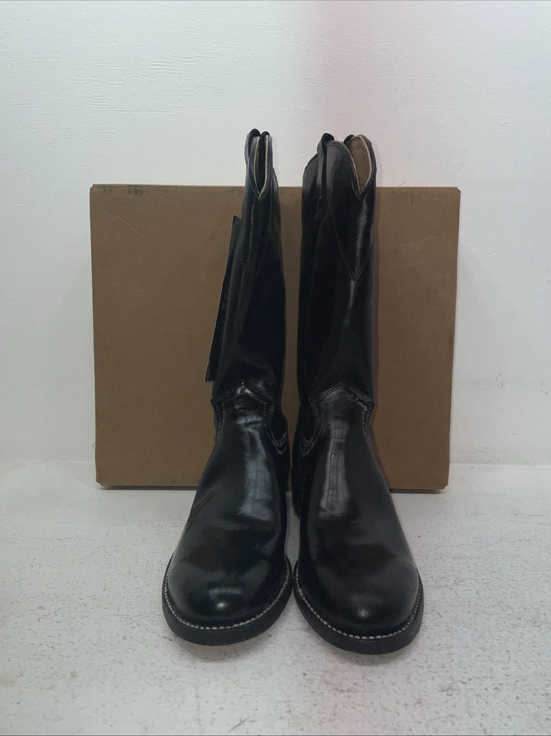 New Men’s Black Texas Brand Cowboy Boots. 8840 8.5 8 1/2 D. 3-29