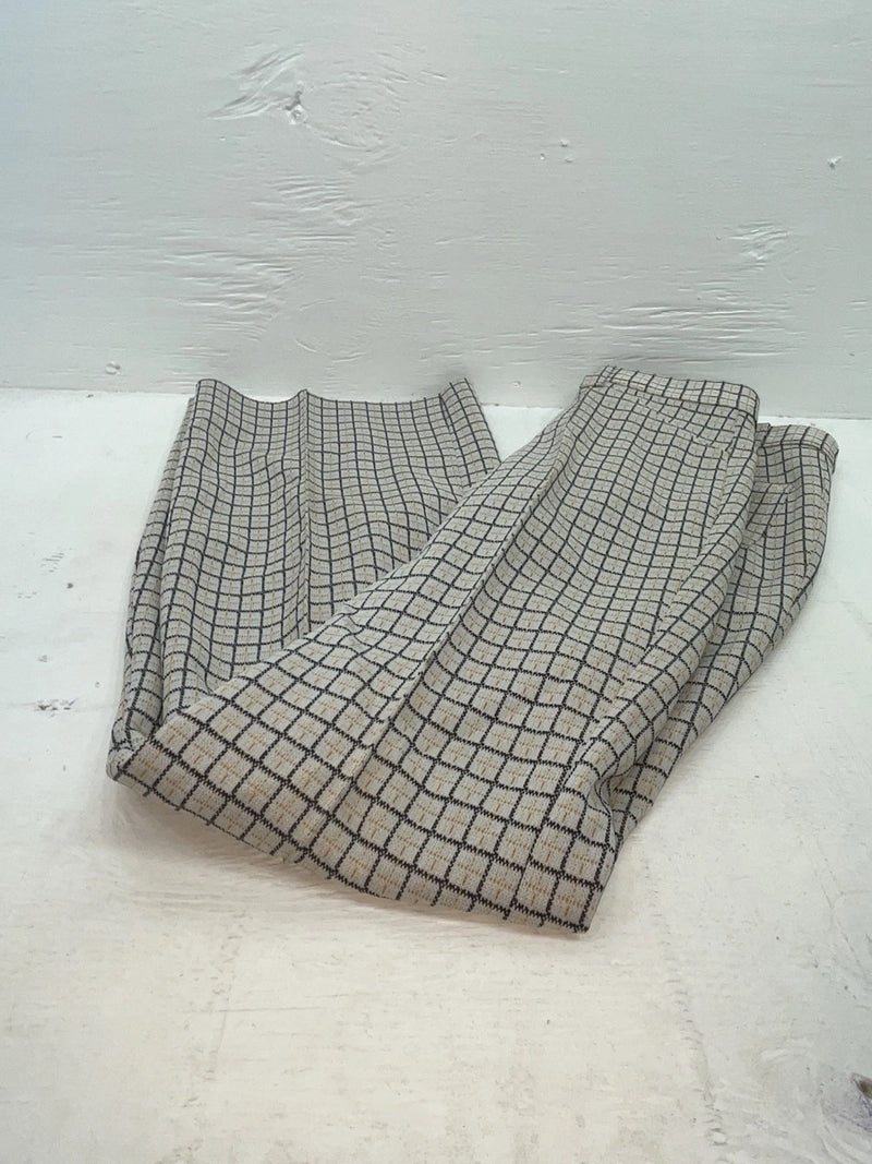 New Vintage Yellow And Black Striped Dickson Jenkins Polyester Pants #724 VV-69