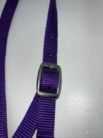 New Tough 1 Purple Nylon Web Noseband Nickle Plated Hardware #53-9043 3C-1
