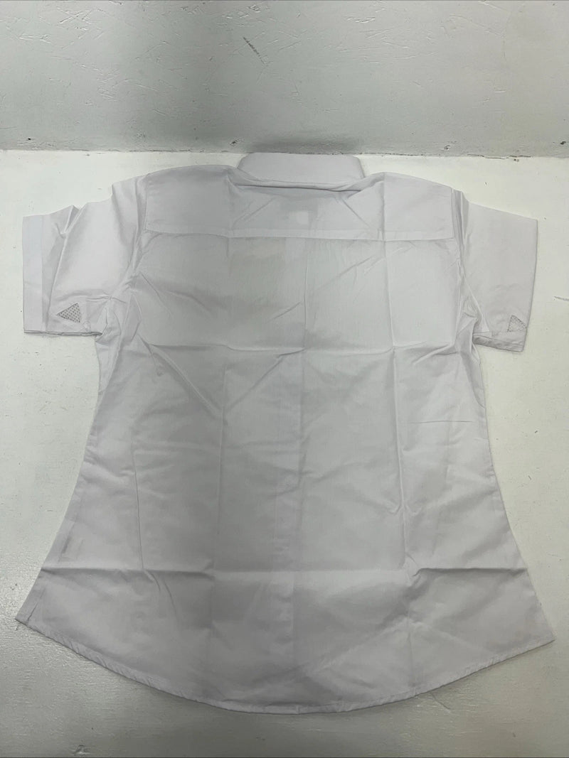 New Women’s White Tough 1 Comfort Riders Short Sleeve Riding Shirt. 40 D-32