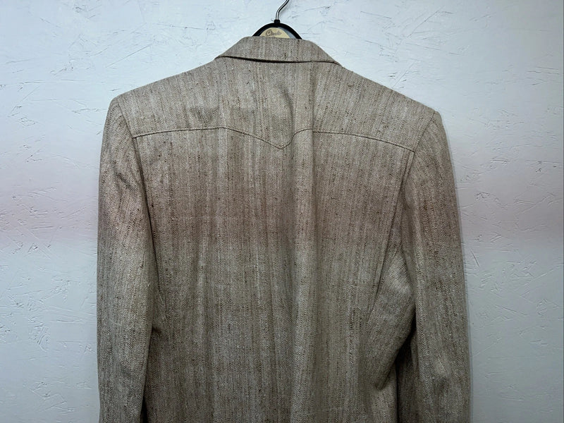 New Men’s Pioneer Wear Tan Suit Jacket 42 #12558 Y-604