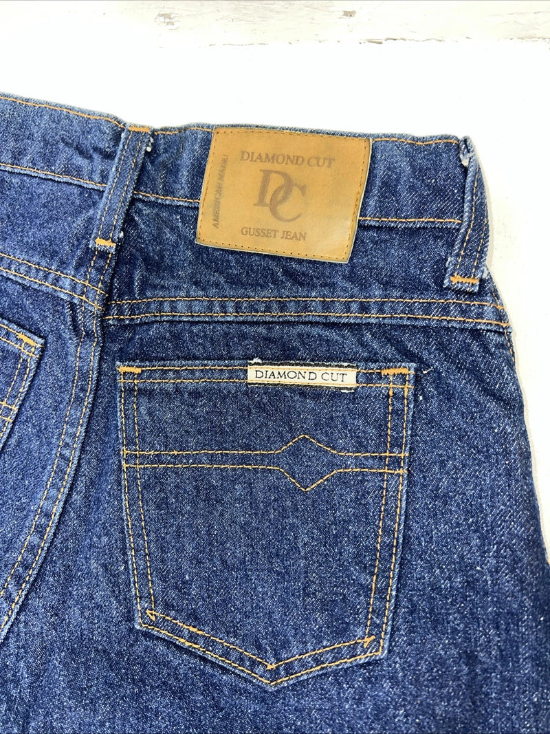 New Women’s Diamond Cut Gusset Slim Fit Denim Jeans. 3/4x34 L-16