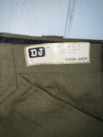 New Vintage Green Dickson Jenkins Polyester Pants #2200 3A-115
