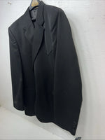 New Men’s Circle S Black Suit Jacket 48R #25832 Y-607