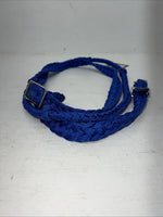 New Tough 1 Blue Nylon Braided Reins #54-915 Y-17
