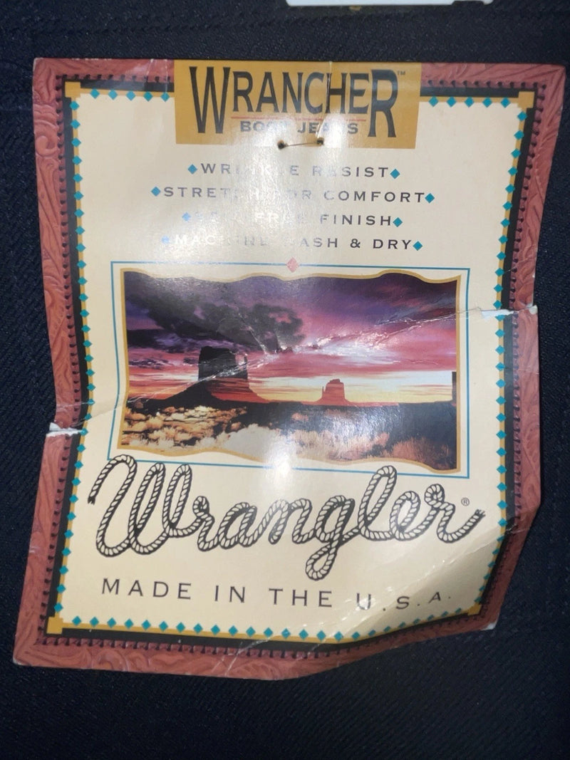 New Vintage Blue Wrangler Polyester Pants #82NU SS-20