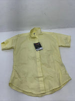 New Women Yellow EQUISTAR Short Sleeve English Riding Shirt. 30 465083 G-56