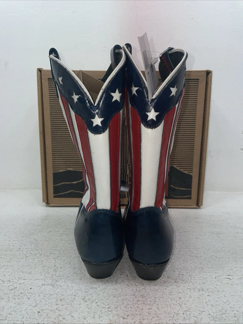 New Youth Flag Laredo Cowboy Boots. 1644 4 M. 22-88