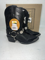New Children’s Black Smoky Mountain Cowboy Boots. 1083 C 11.5 11 1/2. 24-114