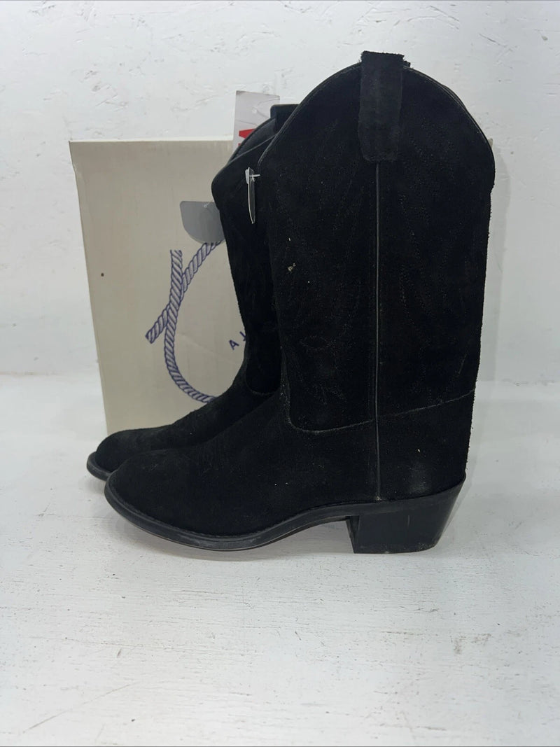 New Women’s Black A Jama Product Cowboy Boots. 5.5 5 1/2. 20-52