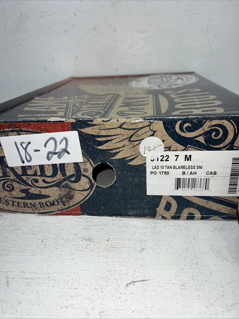 New Woman’s Brown Laredo Cowboy Boots. 3122 7 M. 18-22