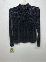 New Women’s 1849 Authentic Ranchwear Black Multicolor Long Sleeve Shirt S WW-19