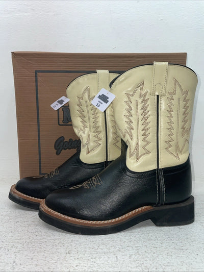 New Youth Black Smoky Mountain Cowboy Boots. 3016 Y 3.5 3 1/2. 22-28