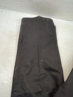 New Vintage Black Wrangler Polyester Black Pants #WW095WL ZZ-45
