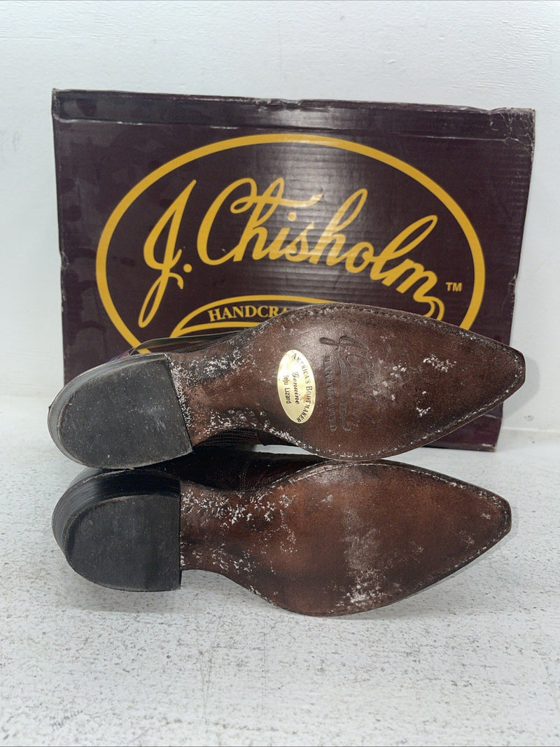 New Youth Brown J Chisholm Cowboy Boots. 851 5 M. 2-110
