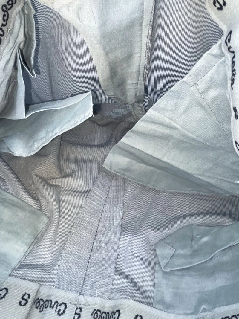 New Vintage Gray Circle S Polyester Pants #7942 OO-24