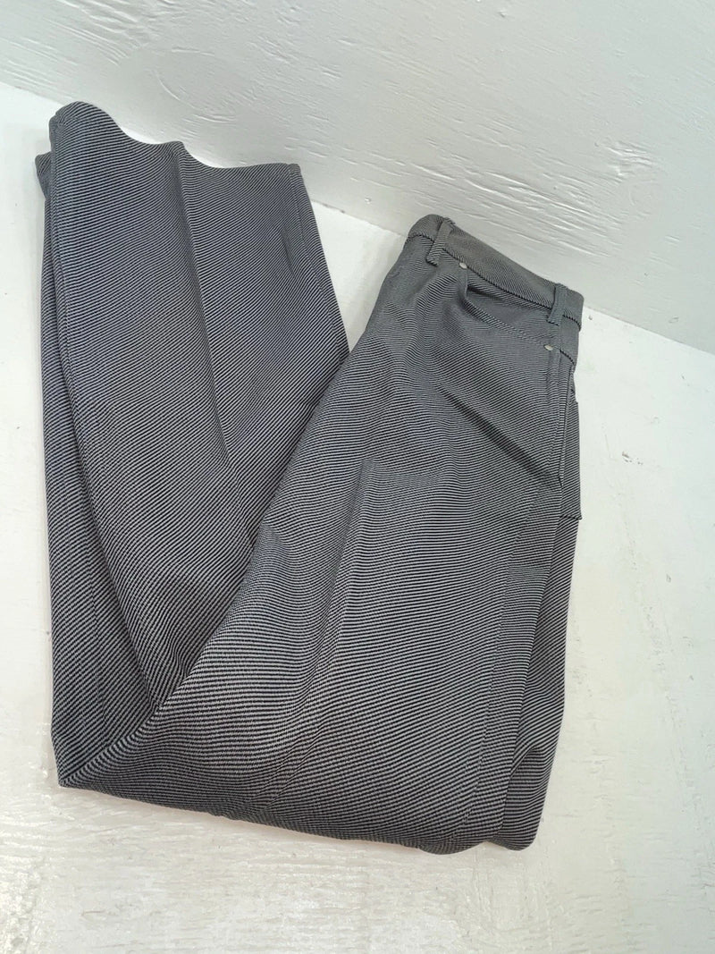New Vintage Black Speckled Miller Polyester Pants #2624 VV-52