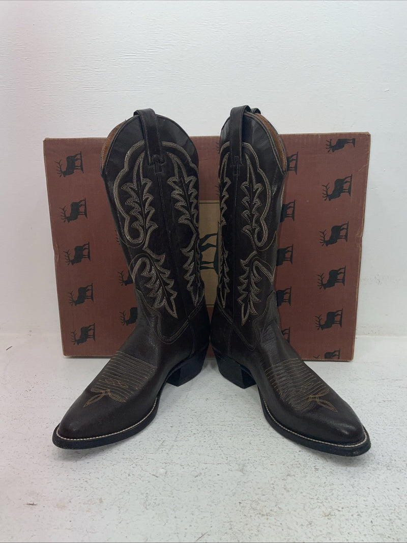 New Men’s Brown Texas Imperial Cowboy Boots. M 117 9 D. 3-59