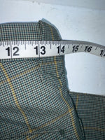 New Vintage Green Checkered Dickson Jenkins Polyester Pants #2213 ZZ-32