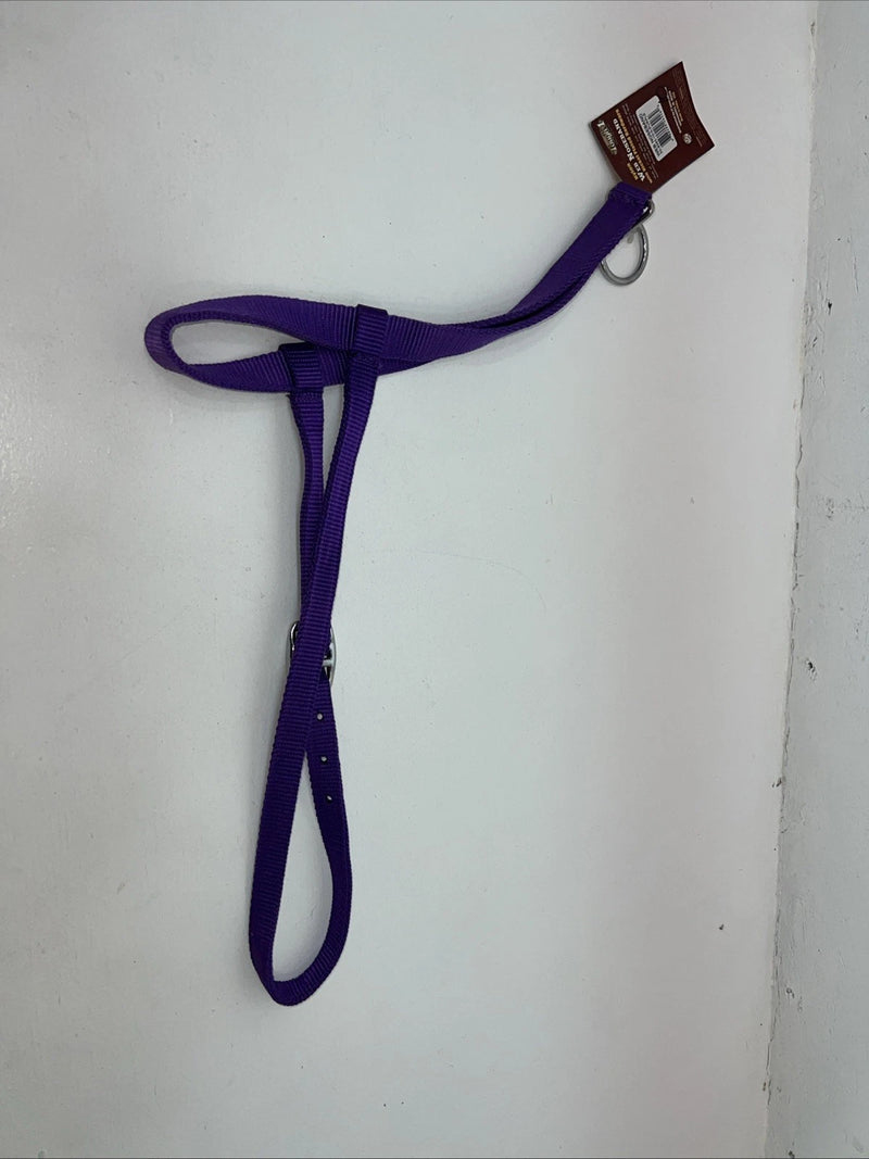 New Tough 1 Purple Nylon Web Noseband Nickle Plated Hardware #53-9043 3C-1