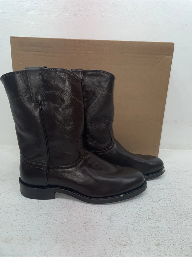 New Men’s Brown J Chisholm Cowboy Boots. 1000 8.5 8 1-2 E E. 3-113