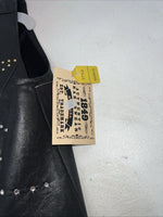 New Women’s 1849 Authentic Ranchwear Black Western Show Vest Medium G-602
