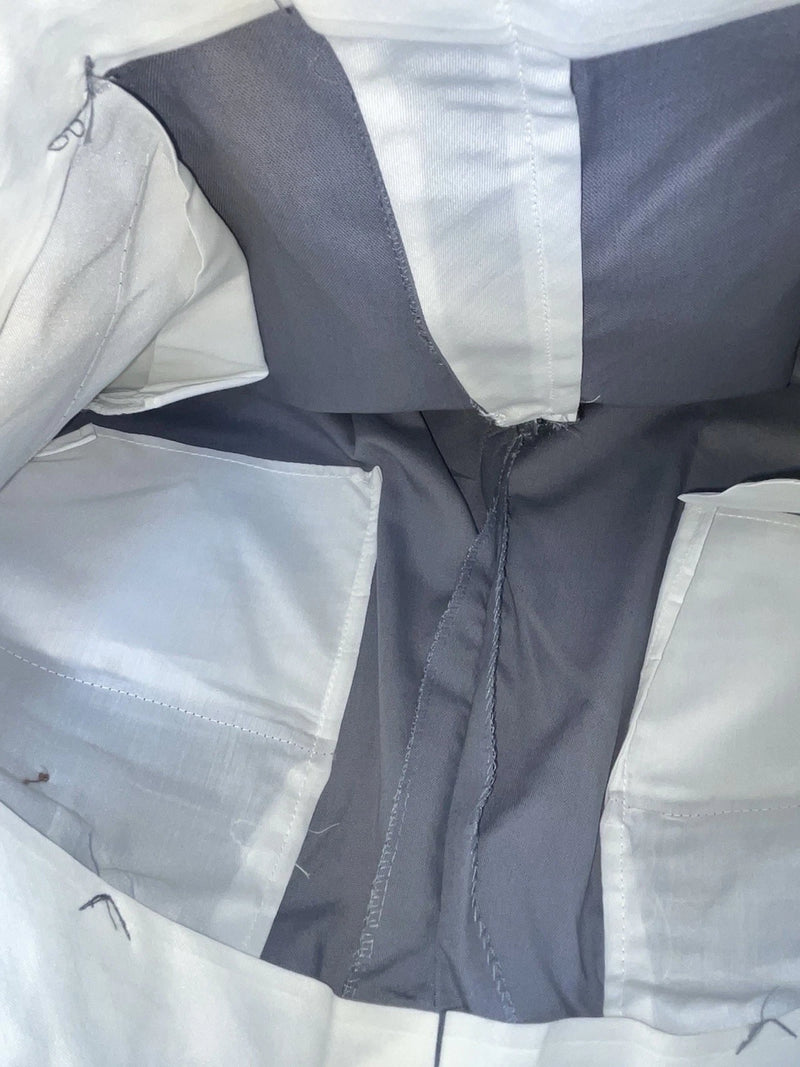 New Vintage Blue Ranch Polyester Pants #P1023 SS-32