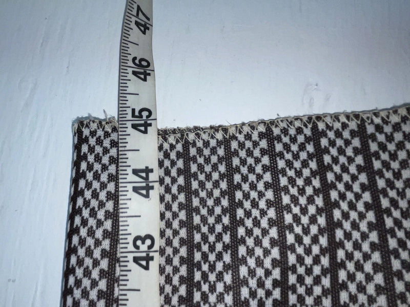 New Vintage Black And White Checkered Panhandle Slim Polyester Pants #8042 SS-71