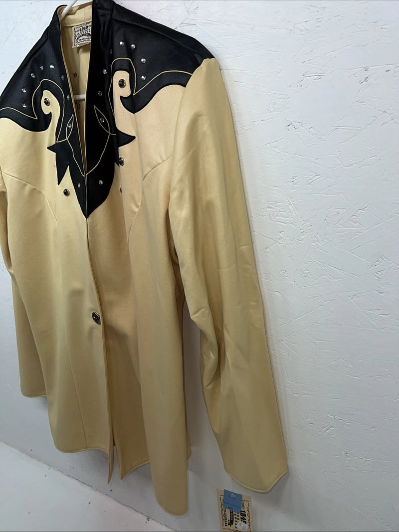 New Women’s 1849 Authentic Ranchwear Yellow Show Jacket 2XL #77872 RR-25